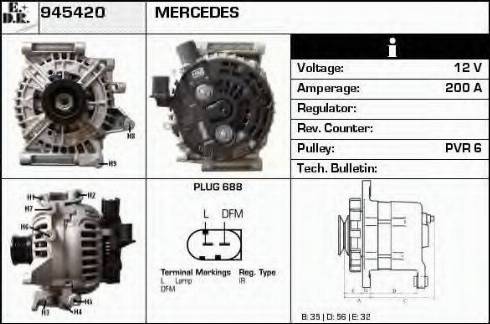 EDR 945420 - Alternatore autozon.pro