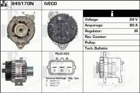 EDR 945170N - Alternatore autozon.pro