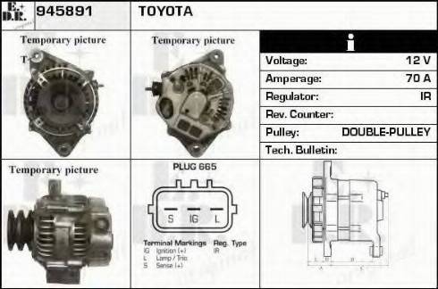 EDR 945891 - Alternatore autozon.pro