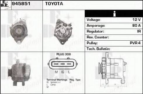 EDR 945851 - Alternatore autozon.pro