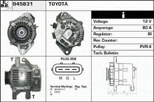 EDR 945831 - Alternatore autozon.pro