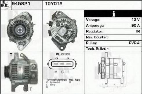 EDR 945821 - Alternatore autozon.pro