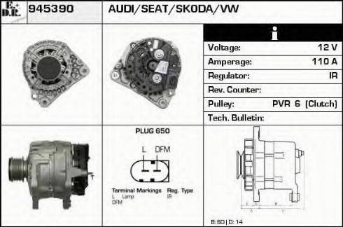 EDR 945390 - Alternatore autozon.pro