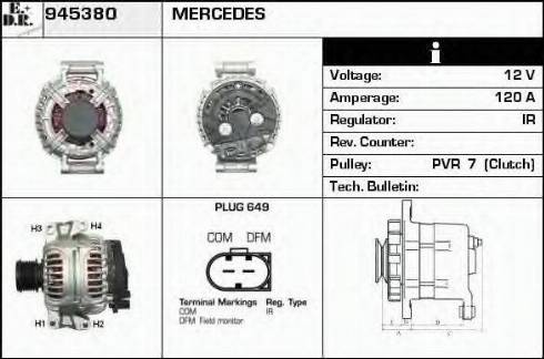 EDR 945380 - Alternatore autozon.pro