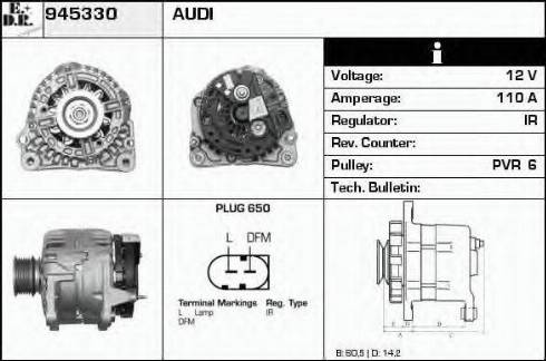 EDR 945330 - Alternatore autozon.pro