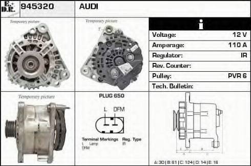 EDR 945320 - Alternatore autozon.pro