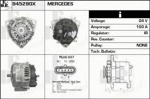 EDR 945290X - Alternatore autozon.pro