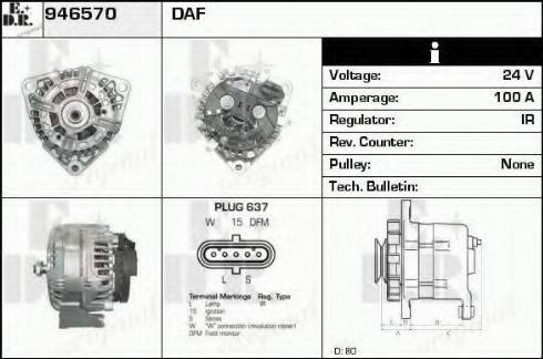 EDR 946570 - Alternatore autozon.pro