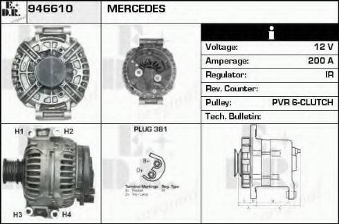 EDR 946610 - Alternatore autozon.pro