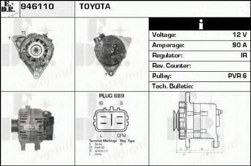 EDR 946110 - Alternatore autozon.pro