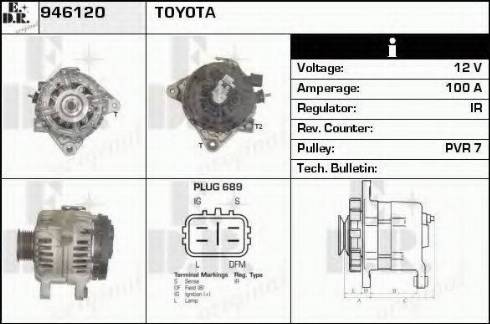 EDR 946120 - Alternatore autozon.pro