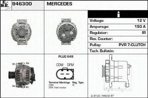 EDR 946300 - Alternatore autozon.pro