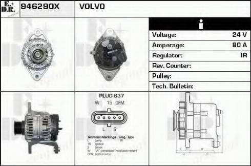 EDR 946290X - Alternatore autozon.pro