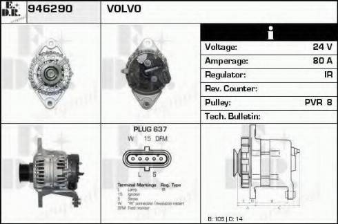 EDR 946290 - Alternatore autozon.pro