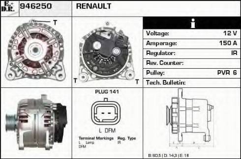 EDR 946250 - Alternatore autozon.pro