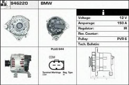 EDR 946220 - Alternatore autozon.pro