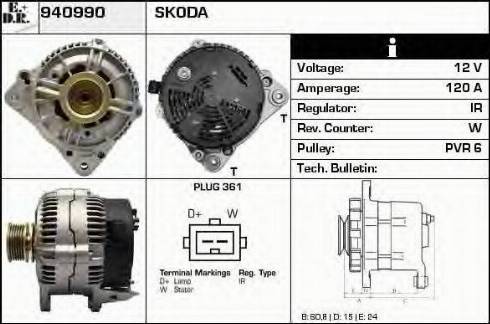 EDR 940990 - Alternatore autozon.pro