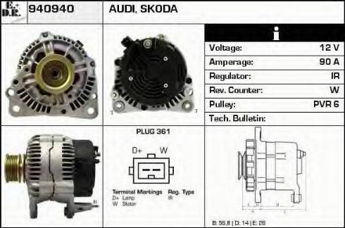 EDR 940940 - Alternatore autozon.pro