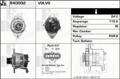 EDR 940002 - Alternatore autozon.pro