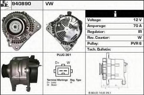 EDR 940890 - Alternatore autozon.pro