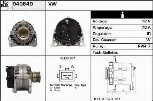 EDR 940840 - Alternatore autozon.pro