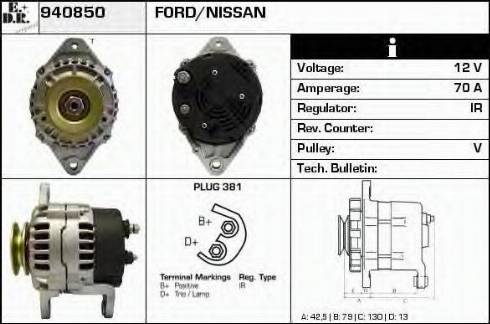 EDR 940850 - Alternatore autozon.pro