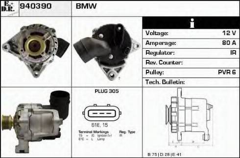 EDR 940390 - Alternatore autozon.pro