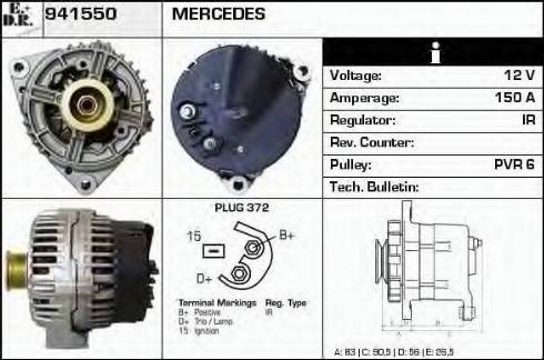 EDR 941550 - Alternatore autozon.pro