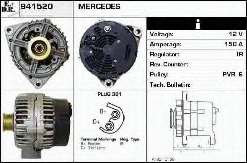 EDR 941520 - Alternatore autozon.pro