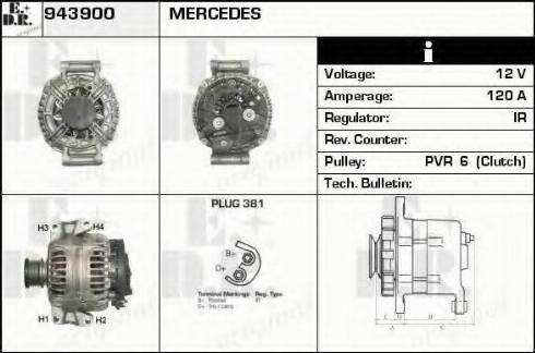 EDR 943900 - Alternatore autozon.pro