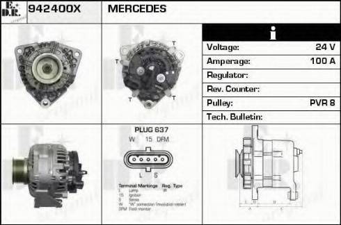 EDR 942400X - Alternatore autozon.pro