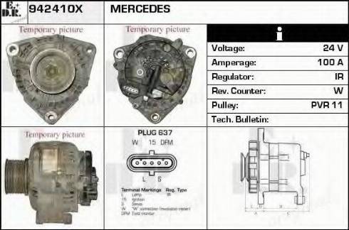 EDR 942410X - Alternatore autozon.pro