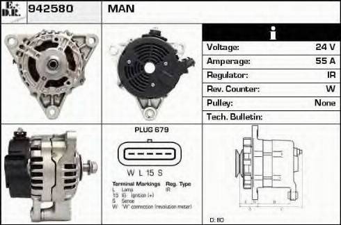 EDR 942580 - Alternatore autozon.pro