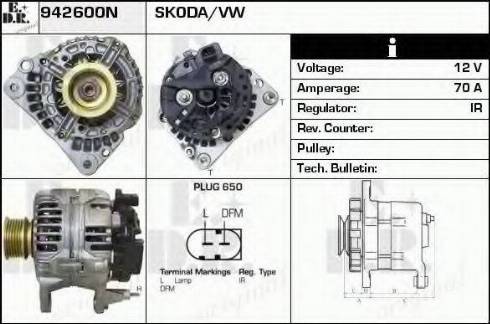 EDR 942600N - Alternatore autozon.pro