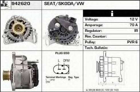 EDR 942620 - Alternatore autozon.pro