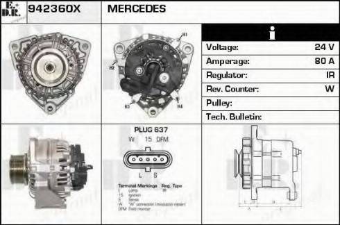 EDR 942360X - Alternatore autozon.pro