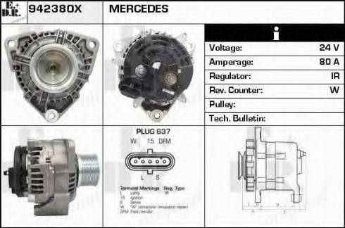 EDR 942380X - Alternatore autozon.pro