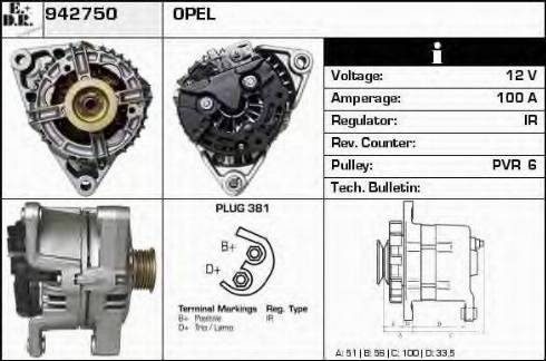 EDR 942750 - Alternatore autozon.pro