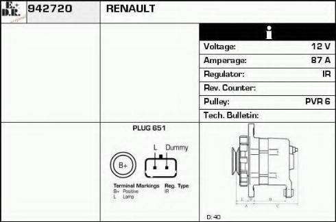 EDR 942720 - Alternatore autozon.pro