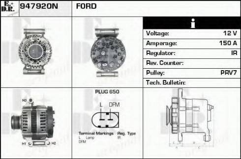 EDR 947920N - Alternatore autozon.pro