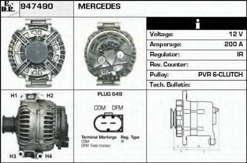 EDR 947490 - Alternatore autozon.pro