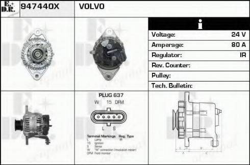 EDR 947440X - Alternatore autozon.pro