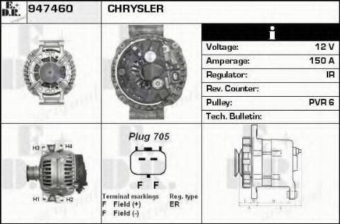 EDR 947460 - Alternatore autozon.pro