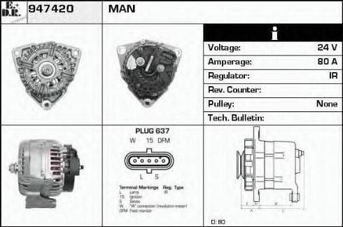 EDR 947420 - Alternatore autozon.pro