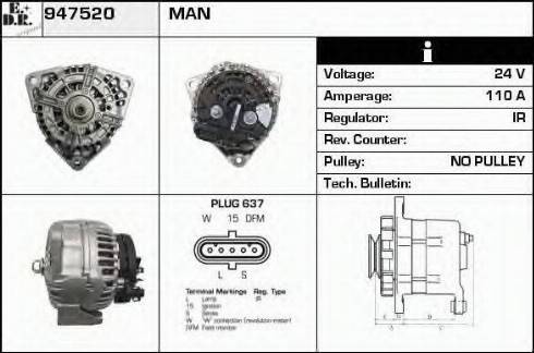 EDR 947520 - Alternatore autozon.pro