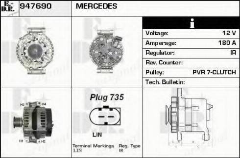 EDR 947690 - Alternatore autozon.pro