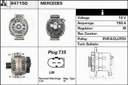 EDR 947150 - Alternatore autozon.pro