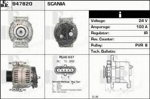 EDR 947820 - Alternatore autozon.pro