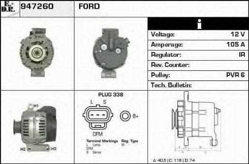 EDR 947260 - Alternatore autozon.pro