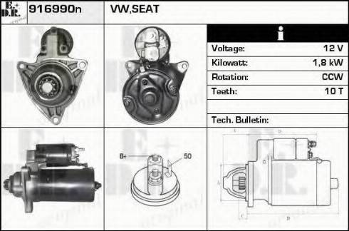 EDR 916990N - Motorino d'avviamento autozon.pro